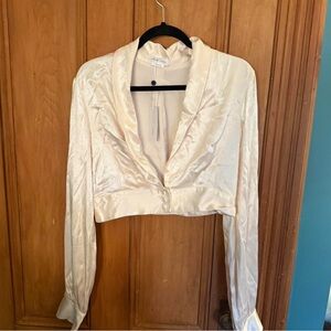 Lovers + Friends Rochelle Blouse in Chardonnay
